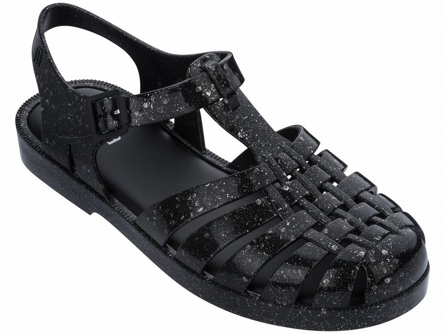 Sandalias Melissa Possession Mujer - Negras - Argentina NLI-764589